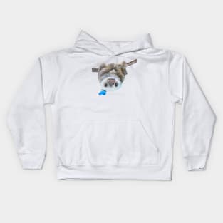 Baby sloth Kids Hoodie